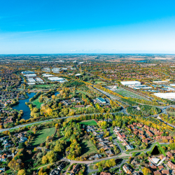 Apex Planning Consultants Drone Image of Milton Keynes for New Towns Blog October 2025