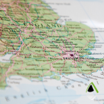 Map of South East England